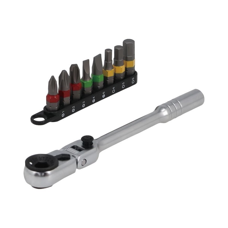 Signet Mini Ratchet 60-Gear Flex Head Type Flex Mini Ratchet