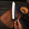 WILDMOK 9 Inch Kiritsuke Chef Knife 3 Layers 9Cr18MoV Clad