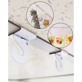 Drop Ceiling Hook for Hanging – 15 Pack Ceiling Decorations Ceiling Hanger on Drop Suspended Ceiling Tile Hook Ceiling Clips for Classroom Grid for Office Home Stores Wedding