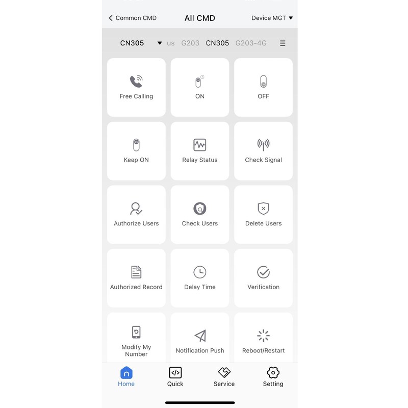 G203 GSM Gate Opener, 3G 4G Garage Door Access Remote