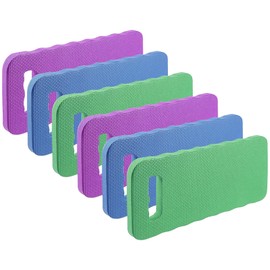 Black Duck Brand Large Kneeling Pads 15" x 7" for Gardening, Cleaning & Repairs – 6 Pack – Waterproof, Lightweight & Durable for Indoor & Outdoor Use
