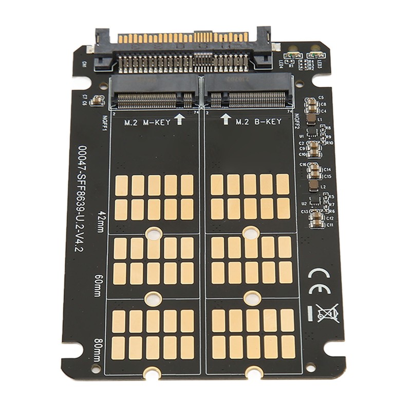 M.2 NVME SATA to U.2 Adapter Card NVME SATA Dual