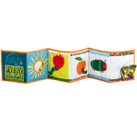 Rainbow Designs Tiny and Very Hungry Caterpillar Unfold & Discover Soft Toy - Soft Cloth Books for Babies