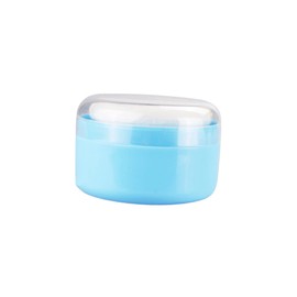 SHOWERORO 2set Powder Puff Sifter and Container for Body Cloth Sponge Puff for Travel and Home Use Design