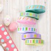 WANDIC 6 Rolls 30 Yards Easter Animal Theme Ribbons，Rabbits&Carrots Patterns