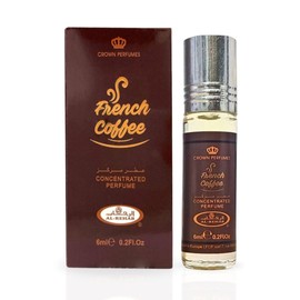 Al-Rehab French Coffee Premium Arabian Perfume Oils for Women 6ML (0.2OZ) - Long Lasting Concentrated Perfume Oil with Rich, Alluring Women's Fragrance - Ideal For Daily Wear Or Special Occasions