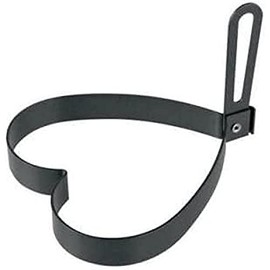 IBILI Egg Mould Moka Heart Shaped 10x10 cm, rolled steel plate Black, 10 x 10 x 5 cm