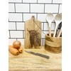 Geko Highland Cow Engraved Wooden Cheese Board