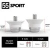 55 Sport World Cup Metal-Tipped Replacement Football Studs - 12