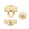 sourcing map 2pcs Suitcase Clasp, Small Size Jewellery Wooden Box