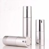 Premium Silver Vacuum Lotion Cosmetic Pump Bottle Pump 50ml 2ea