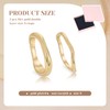 CharmBurst 2 Stück Ringe Set Gold, Verstellbarer Ring Gold Damen,