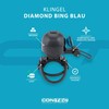 CONTEC Bike Bell Diamond Bing Bike Bell Rubber Ring 26mm