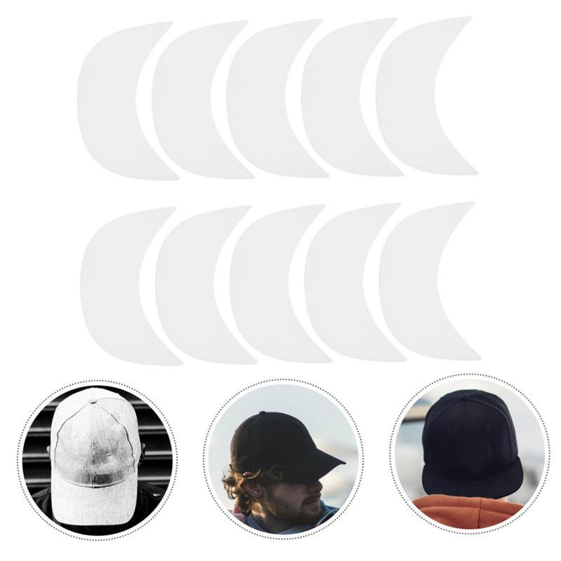 Hemobllo 20pcs Baseball Cap Visor Inserts Stylish Peak Hat Brim