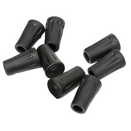 Trekking Poles, Anti-Slip Cap, Shock-Absorbing Rubber, Metal Washers, Set of 8, Mountain Climbing, Outdoors, Anti-Slip, For Concrete