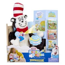 Little Tikes Story Dreamers Cat in The Hat Plush, Storytime, Books, Audio Play Character, Gift and Toy for Toddlers and Kids Girls Boys Ages 2-5 Years