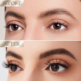 Longwear Waterproof Tinted Brow Gel,Eyebrow Gel,Waterproof Brow Stain Makeup Kit,Smudge-Proof Instant Brow Styler,Up to 24 Hours Wear E-yebrow G-el,Dark Grey Eyebrow Glue,E-yebrow Dye