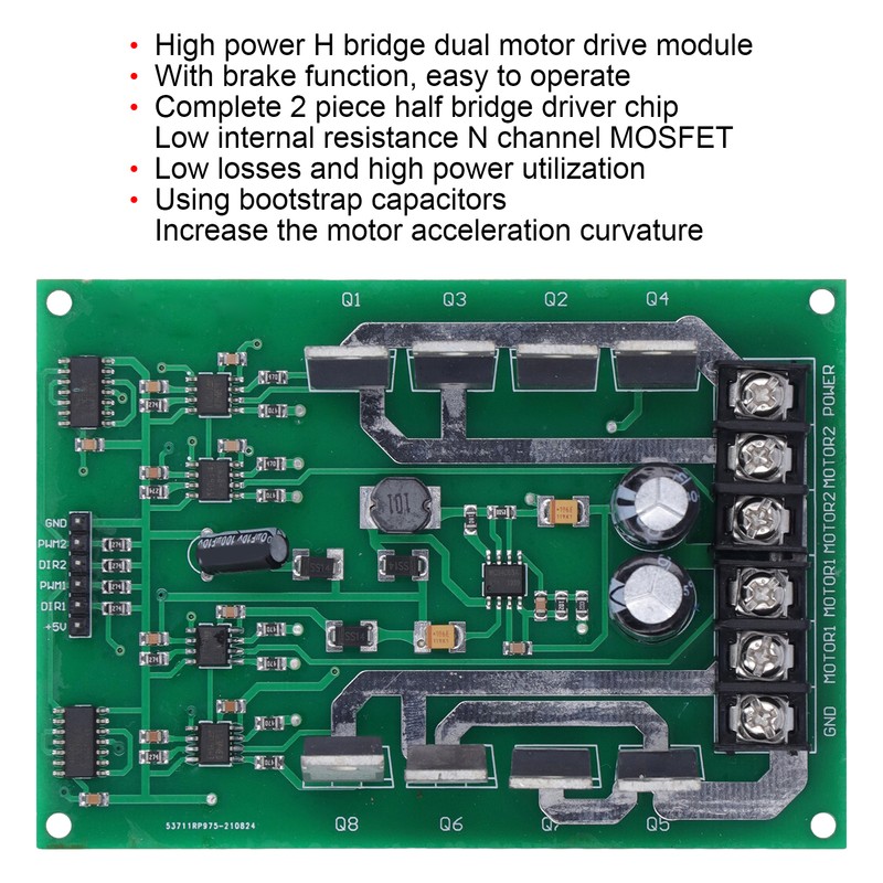 Dual Motor Driver Module High Power H Bridge DC Motor