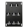 Hlyjoon Tow Hook Number Plate Mounting Bracket Car Front Bumper