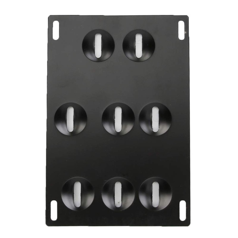 Hlyjoon Tow Hook Number Plate Mounting Bracket Car Front Bumper