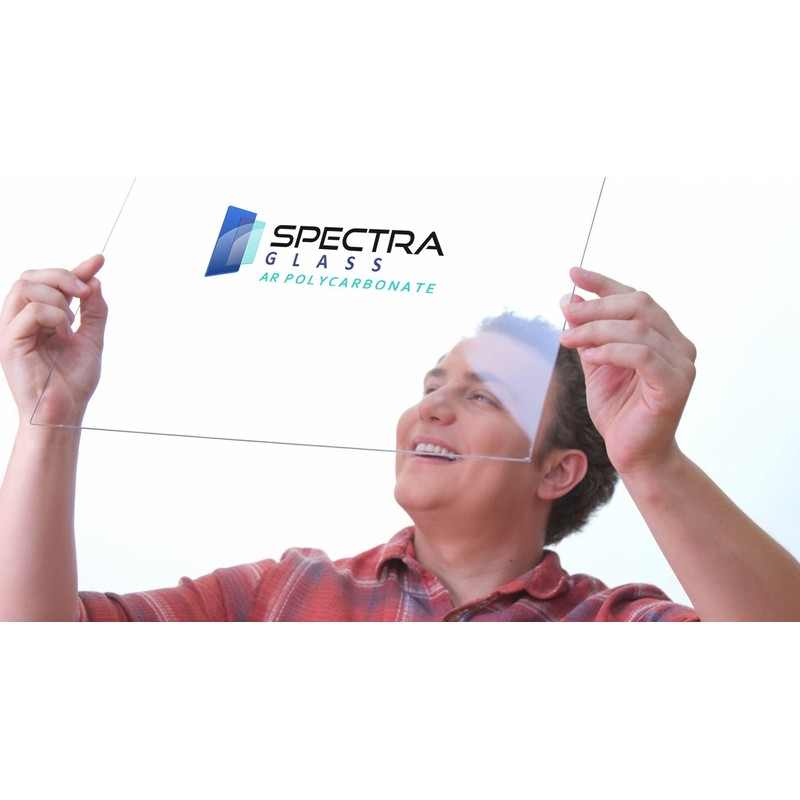 Clear Abrasion Resistant AR2 Polycarbonate Plastic Sheet. Stronger Than Plexiglass