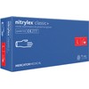 Nitrylex Classic Disposable Nitrile Gloves, Powder Free, 100 Pcs, Blue,