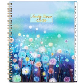 Monthly Planner/Calendar 2025-2030 - 5 Year Monthly Planner 2025-2030 from July 2025 - June 2030, 9" x 11", 2025-2030 Calendar Planner with Marked Tabs