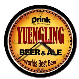 YUENGLING beer and ale cerveza wall clock