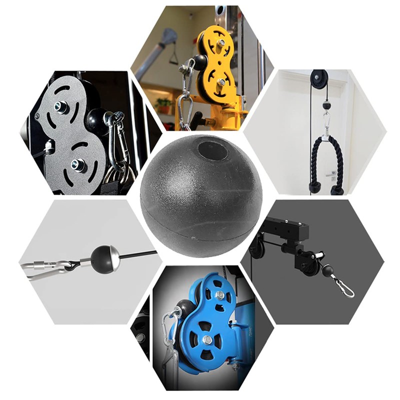 Gym Cable Use Accessories Ball Stopper Replacement Metal Eyelet Terminal