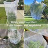 2 Pcs Fruit Tree Netting with Zipper & Drawstring, 6ft