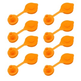 ZNDAW 8 PCS Gas Can Vent Caps, Plastic Fuel Jug Vent Cap Leakproof Spout Cover Replacement, Flexible Pour Nozzle Gasket Stopper Small Collar Caps for Most Gas Can, Car Accessories
