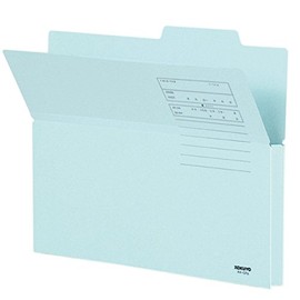 コクヨ 持ち出しフォルダー カラー A4 青 A4-CFB