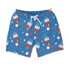 Tipsy Elves Retro Patriotic Pops Stretch Swim Trunks Size Medium