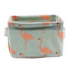 KOMBIUDA 3pcs Cotton Linen Storage Basket Handles for Desktop Organization