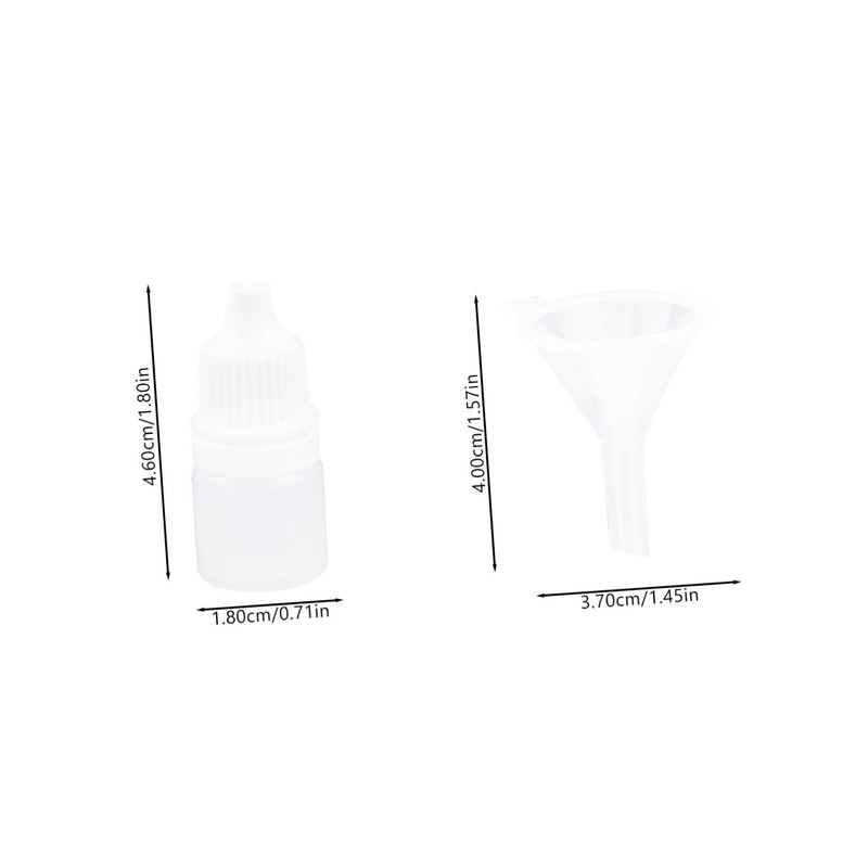 ULTECHNOVO 12pcs Squeezable Eye Dropper Bottles Reusable and Refillable Liquid