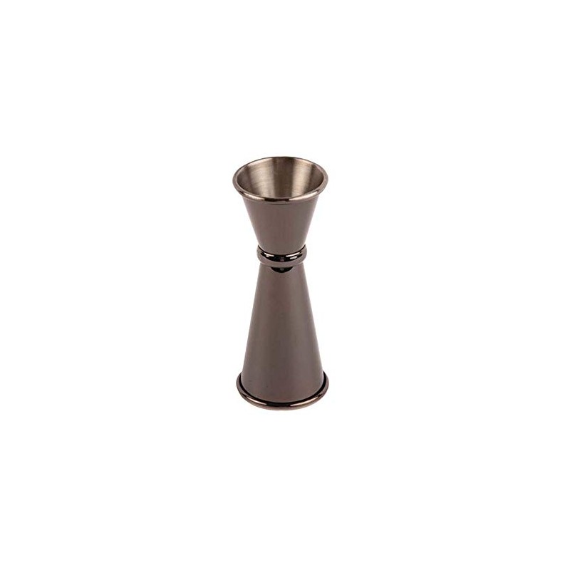 Olympia Barware Gunmetal Banded Jigger - 25/50ml 0.84/1.69fl oz