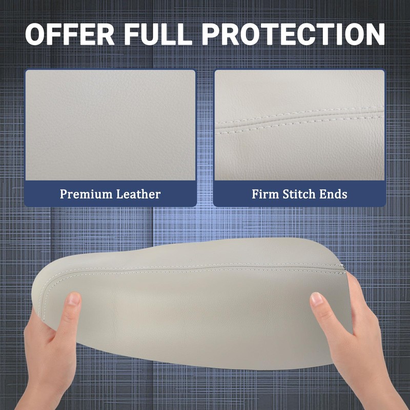AICARS Car Front Door Panel Armrest Cover Compatible with Acura