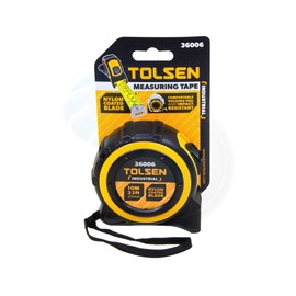 Tolsen 10M 33FT Nylon Coated Heavy Duty Measuring Tape Metric Imperial