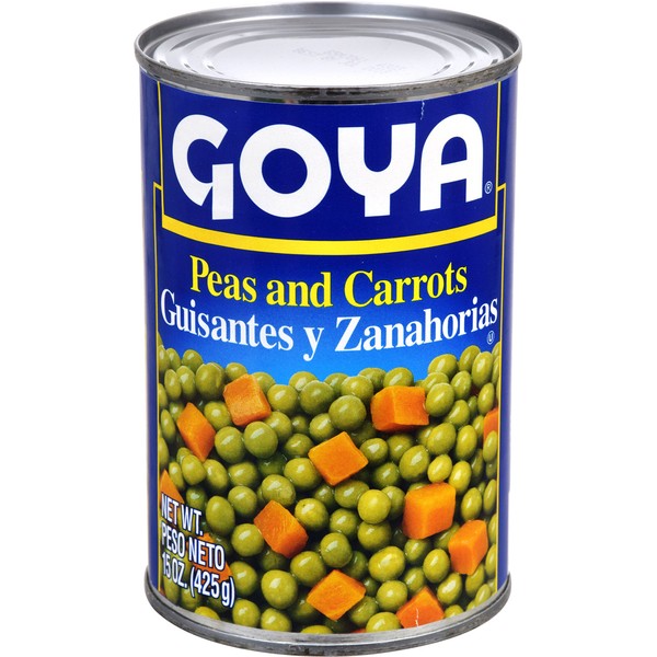 Goya Foods Peas and Carrots, 15-Ounce (Pack of 24), (2553)