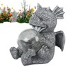 Dragon Statue Sculpture - Resin Yard Dinosaur Ornament,Dragon Statue Ornament
