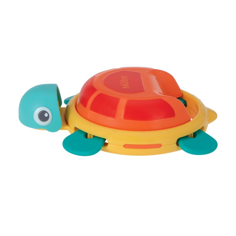 Nuby Turtle Tambourine Bath Toy and Musical Instrument - Baby