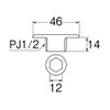 SANEI (サンエイ) Plumbing Parts Decorative Plug, Not Required Pipe Water