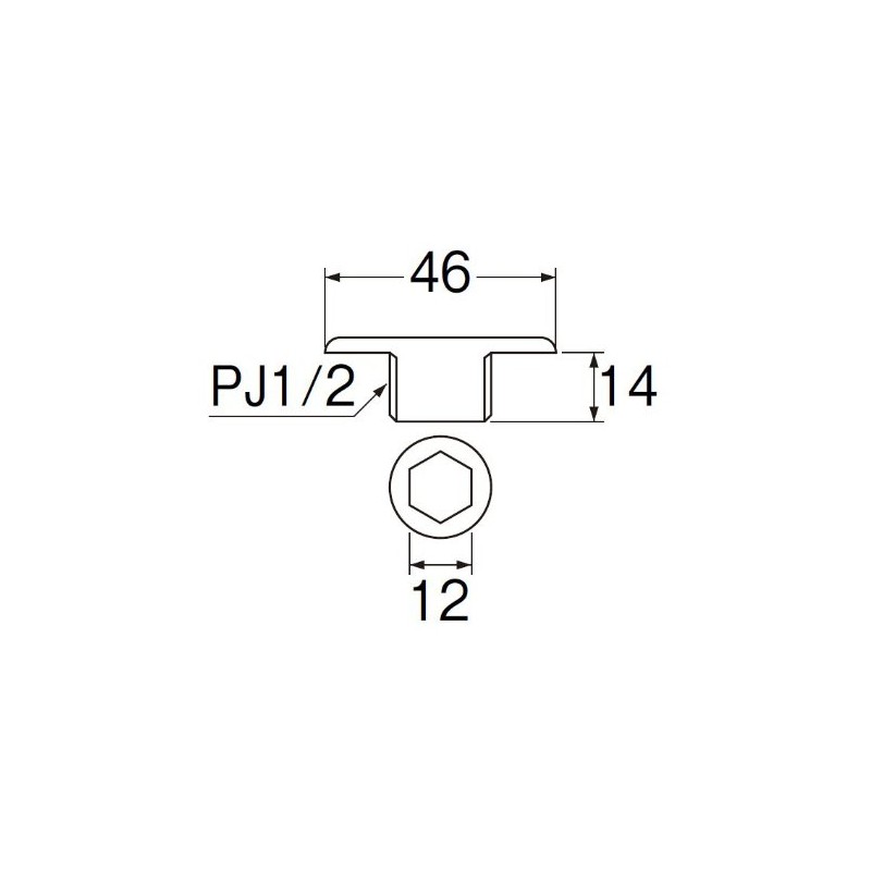 SANEI (サンエイ) Plumbing Parts Decorative Plug, Not Required Pipe Water