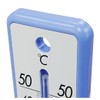 シンワ測定(Shinwa Sokutei) プラスチック寒暖計 30cm ブルー 48361