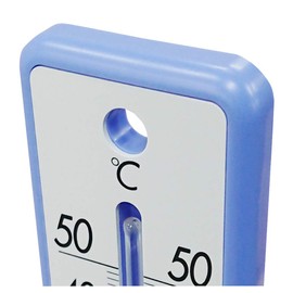 シンワ測定(Shinwa Sokutei) プラスチック寒暖計 30cm ブルー 48361