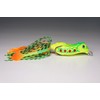 FISHIN ADDICT Frog top surface weed-less fishing lure MARDI GRAS