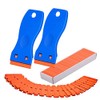 AE Quality Tools 4 pc Plastic Razor Scrapers, 100 Dual