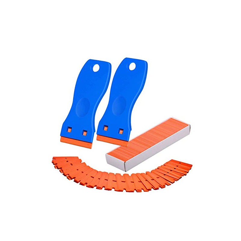 AE Quality Tools 4 pc Plastic Razor Scrapers, 100 Dual