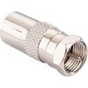 Schwaiger Adapter F Plug to DIN Female) Silver