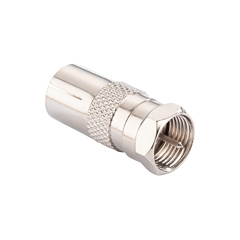 Schwaiger Adapter F Plug to DIN Female) Silver